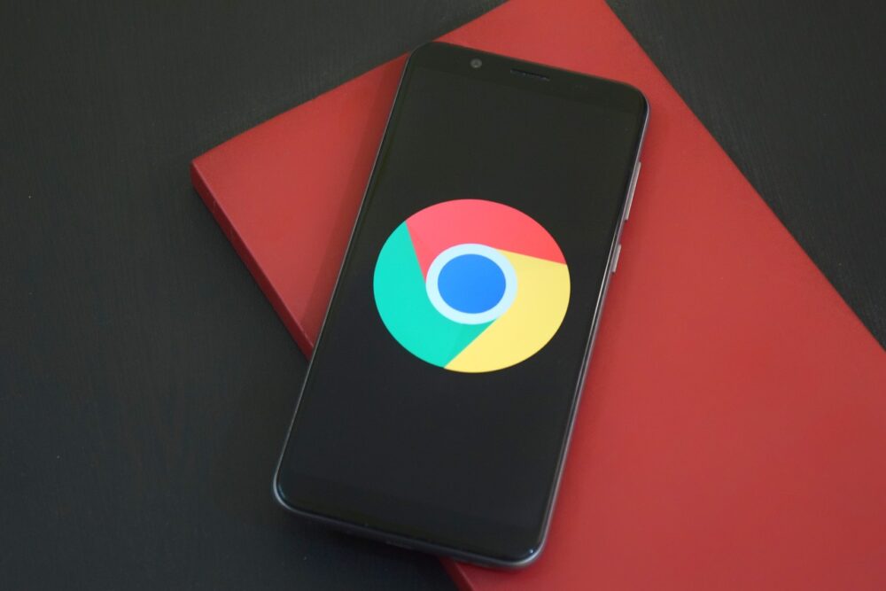 スマホに表示されているgoogle chromeのアイコン