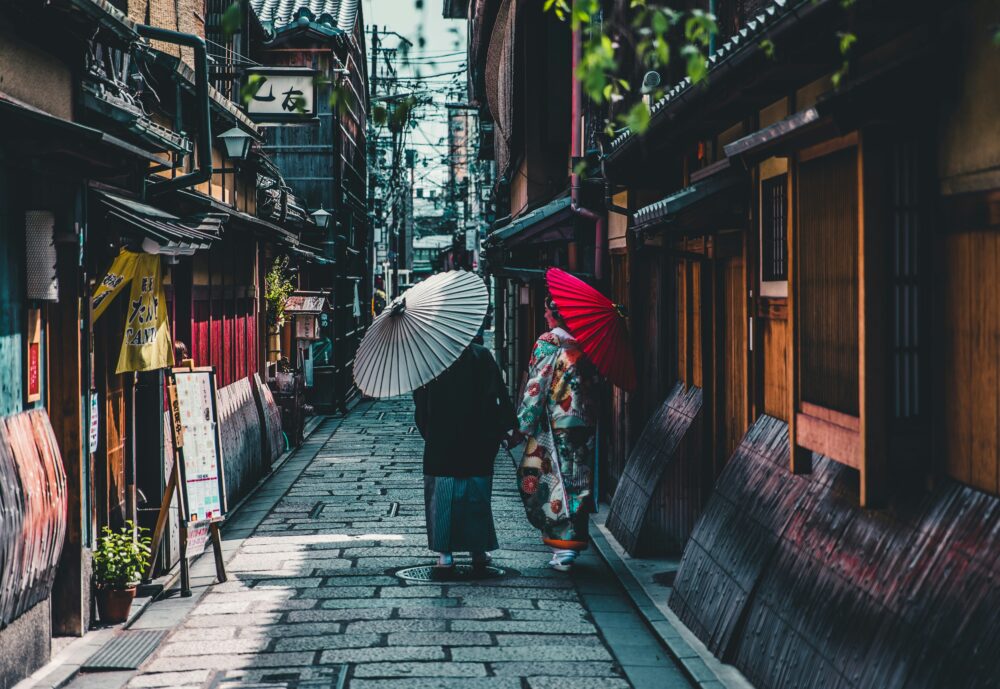 京都の町中